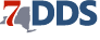 The image shows a logo with the text 'ZDS' in bold letters, placed against a red background on the left side, and the word 'DDS' in large white letters on a blue background on the right side.